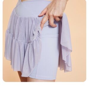 Blogilates Lavender Ruffled Women's Skort